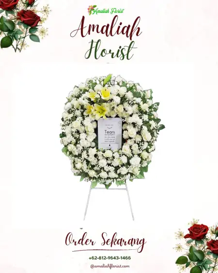 Krans Bunga Duka Kawasan Perkantoran Dipatiukur Bandung
