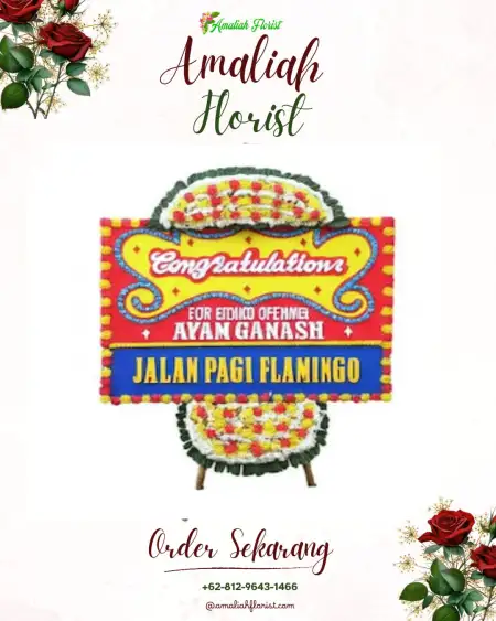 Sewa Papan Bunga Kawasan Perkantoran Dipatiukur Bandung